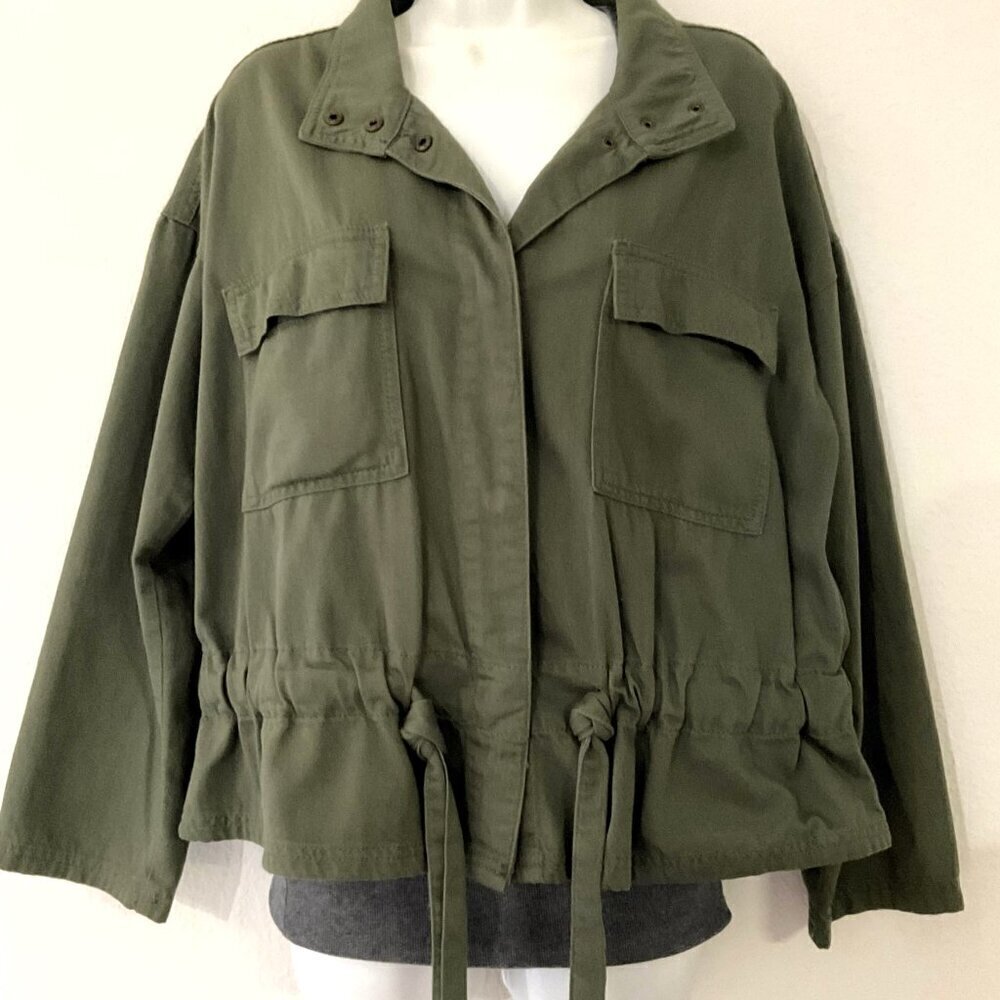 TIME AND TRU GREEN LIGHTWEIGHT JACKET GREAT CONDITION - Picture 6 of 13